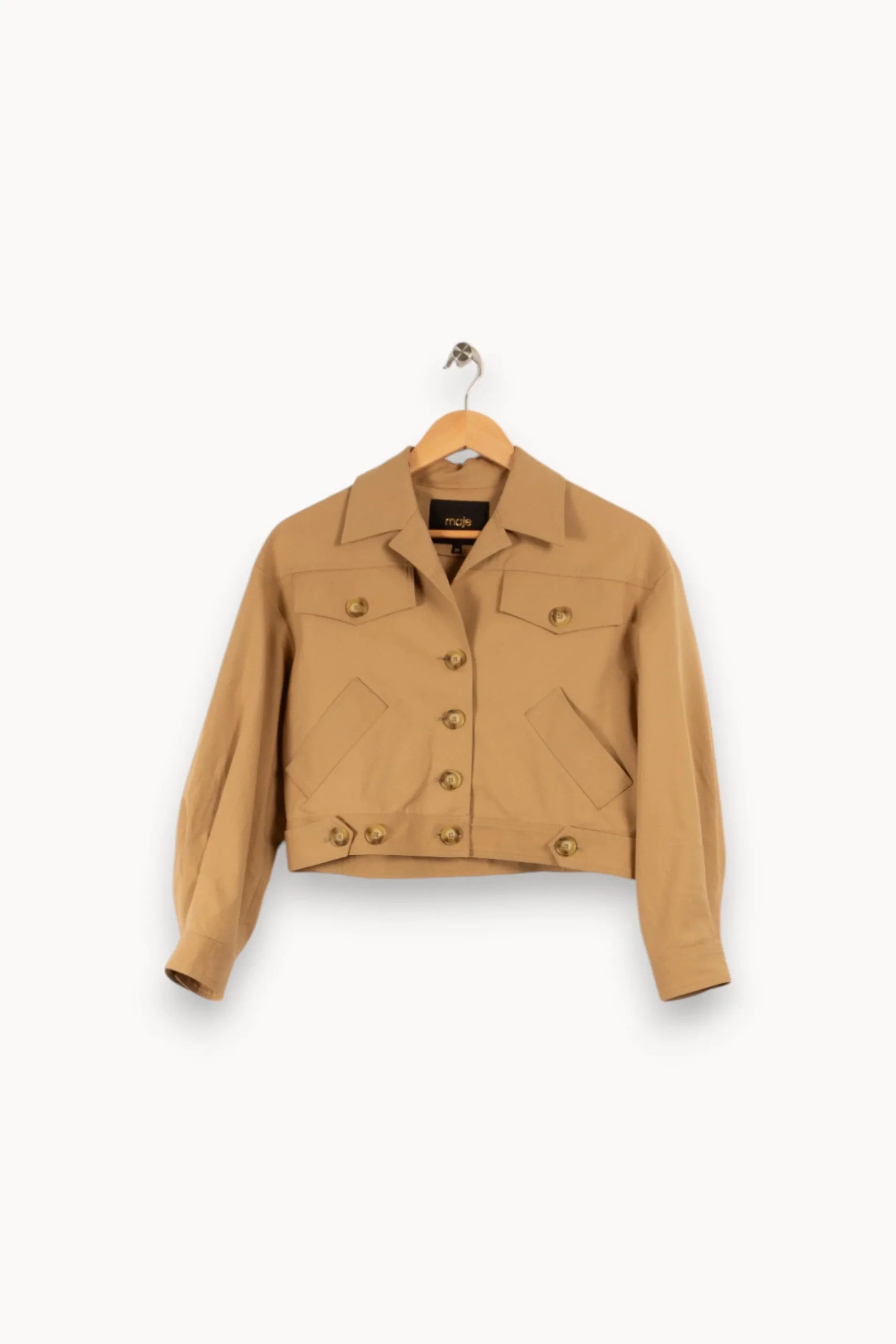 Clearance Maje Veste marron - Taille XS/34 Beige