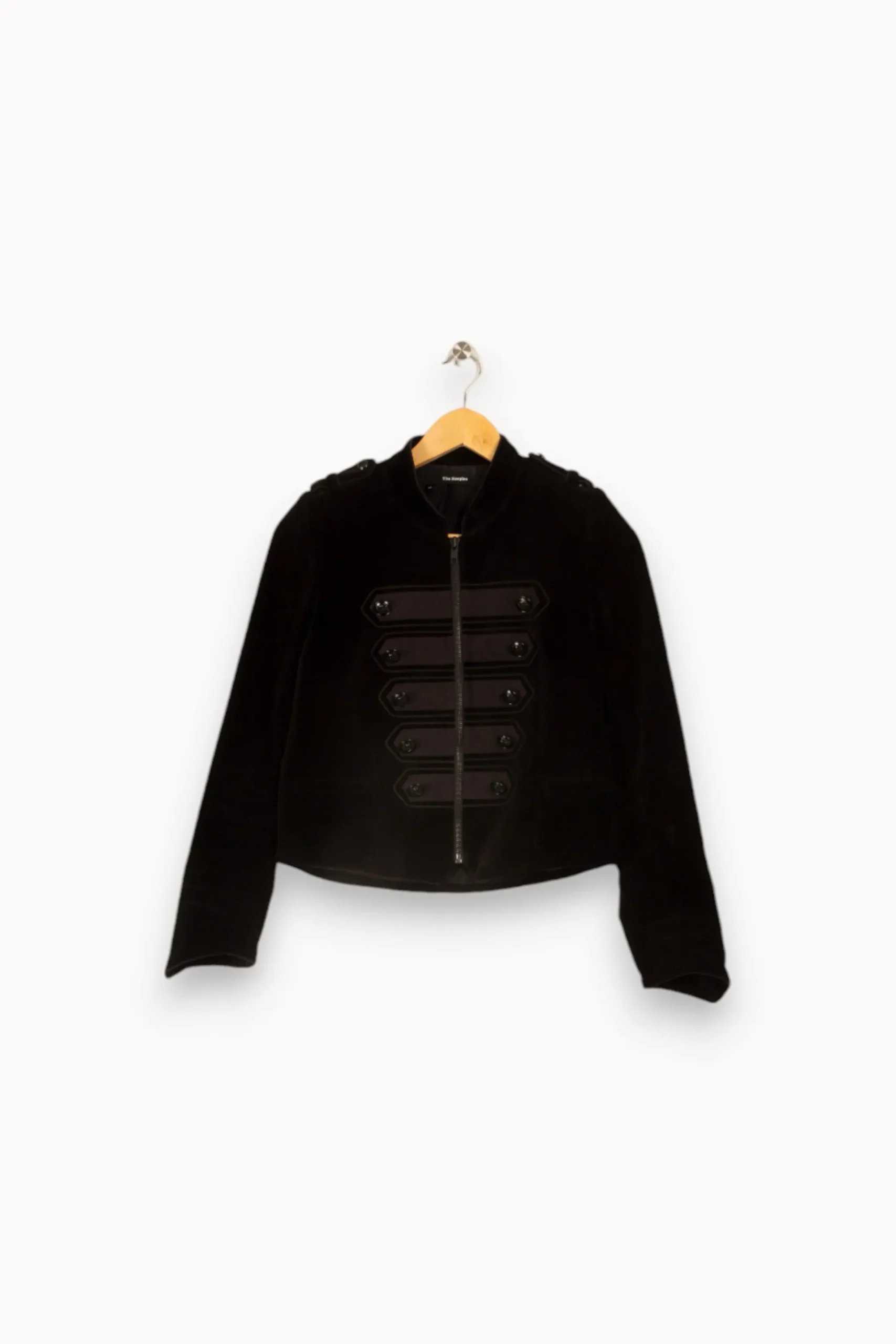 Shop The Kooples Veste e - Taille XS/34 Noir