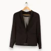 Hot IKKS Veste e avec détails - Taille S/36 Noir