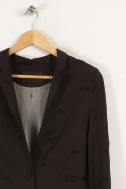 Hot IKKS Veste e avec détails - Taille S/36 Noir