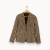 Clearance Caroll Veste rayée - Taille M/38 Multicolore