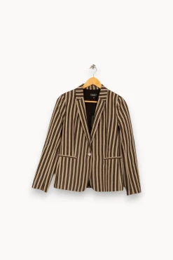 Clearance Caroll Veste rayée - Taille M/38 Multicolore
