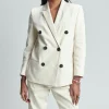 Best Sale Parisienne et Alors Veste Sand - 40 Blanc