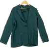 Shop La Fée Maraboutée Veste turquoise légère - 38 Bleu
