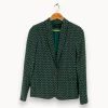 Discount IKKS Veste e à motifs - Taille S/36 Vert