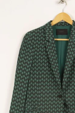 Clearance IKKS Veste e à motifs - Taille S/36 Vert
