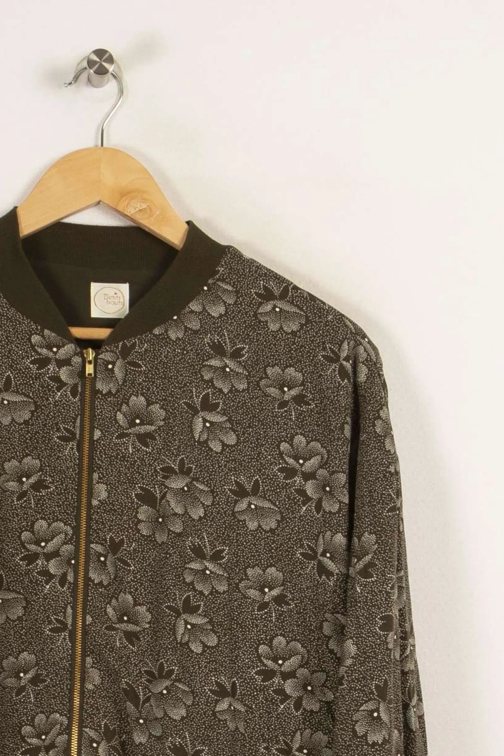 Fashion Des petits hauts Veste e à motifs - Taille XS/34 Vert