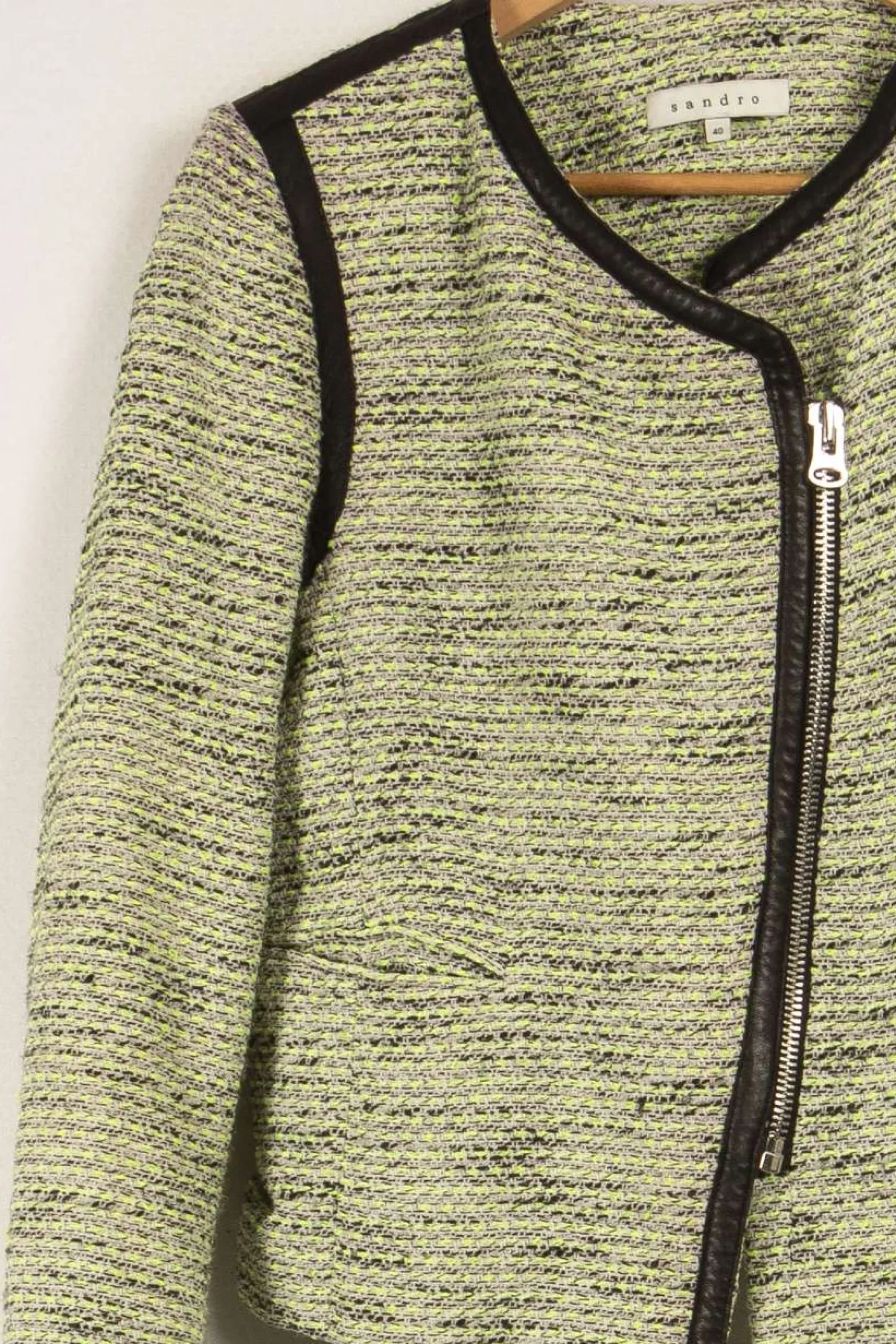 Discount Sandro Veste e - Taille L/40 Vert